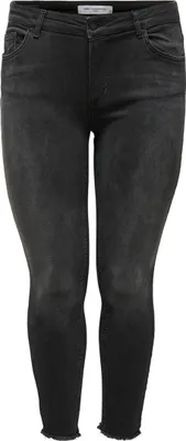 Produktbild von ONLY CARMAKOMA Damen Skinny Jeans Curvy Ankle Denim Große Größen Plus Size Übergröße Größe: 54W / 34L