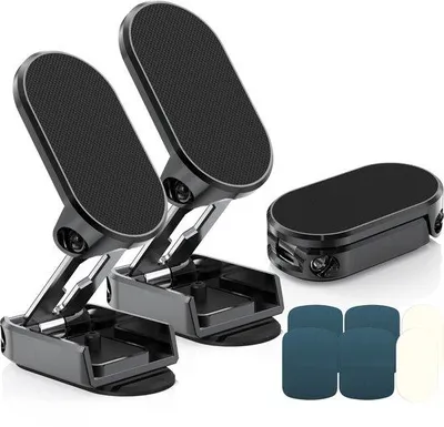 Produktbild von Unyqoos® Magnetische Auto‑Handyhalterung, universell für Smartphones, flexibler Klebefuß, 360° drehbar, 6 starke Magnete, kompakt & platzsparend