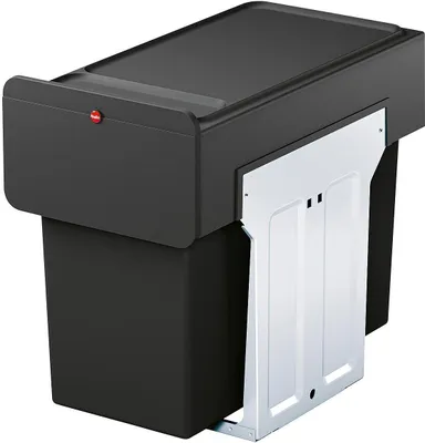 Produktbild von HAILO Einbaueimer EcoLine Design L 2x14l schwarz