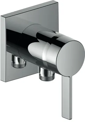 Produktbild von Keuco Einhebelmischer SOLO IXMO DN 15, mit Schlauchanschluss UP Rosette rund Aluminium-finish