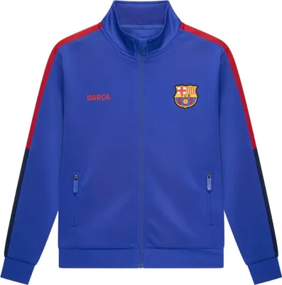 Image de Survêtement d'entraînement FC Barcelona bleu pour enfants - Taille 140 / 10 ans - Survêtement d'entraînement Barca kids - Produit officiel