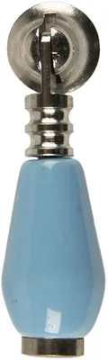 Produktbild von Clayre & Eef Türknauf 2x6 cm Blau Keramik
