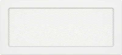 Produktbild von Kaminlüftungsgitter Weiß 17x37 cm – Lüftungsgitter für Kamin, Ofen oder Wand – Metall, rechteckig