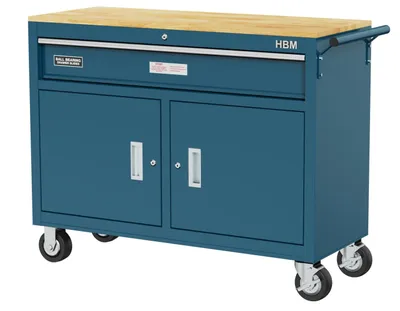 Produktbild von HBM 117 cm Werkzeugwagen / Werkbank Blau