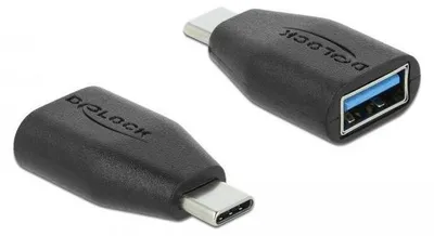 Produktbild von DELOCK USB3.1 Adapter A -> C Bu/St schwarz