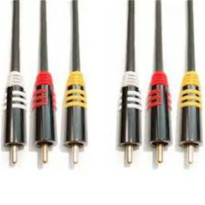 Obrázok produktu pre Kábel 3RCA-3RCA 1,5m PROFI KOVO EH07