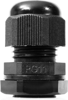 Produktbild von PG 11 Kabelverschraubung mit Gegenmutter 5-10 mm IP68 schwarz