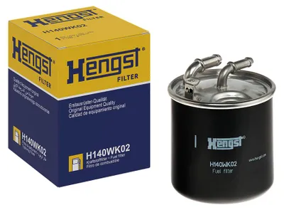 Imagen del producto de Filtro de combustible HENGST FILTER H140WK02, compatible con MERCEDES-BENZ Clase C (sedán, modelo W204)