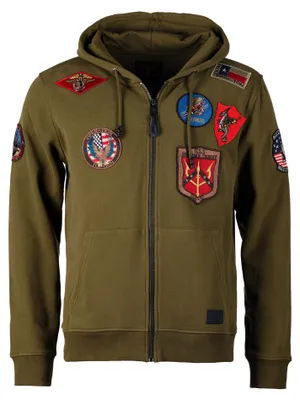 Produktbild von Top Gun Sweatjacke TG20191057 Herren olive M