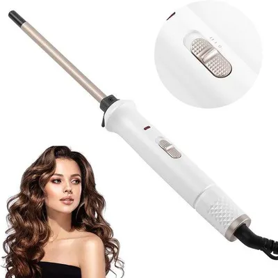 Obrázok produktu pre Keramická kulma s priemerom 9 mm pre profesionálne úpravy vlasov.