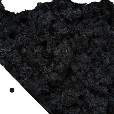 Obrázek produktu pro Umělé mech, dekorace do interiéru a na zahradu, univerzální dekorace, 60 g, černá