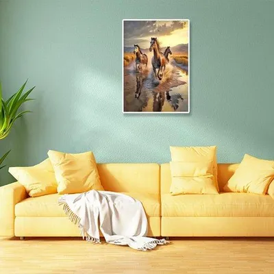 Zdjęcie produktu dla Zestaw do malowania diamentami „Koń”, 40 x 50 cm, dla dorosłych i dzieci