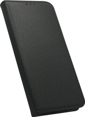 Produktbild von Buch-Tasche Hülle Smart Magnet kompatibel mit MOTOROLA MOTO G71 5G Leder Optik Wallet Book-Style Cover Schale in Schwarz