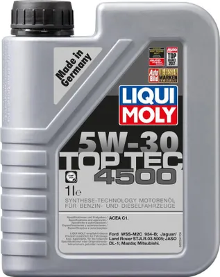 Produktbild von LIQUI MOLY Top Tec 4500 für 5W-30 1 Liter Motoröl Motorenöl WSS-M2C934-B STJLR.03.5005 Öl