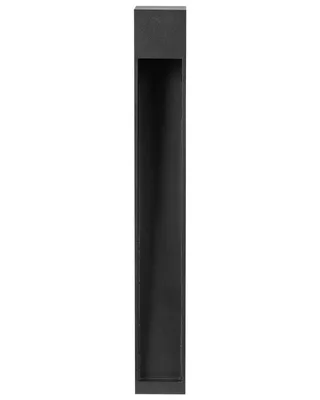 Obrázok produktu pre BELIANI Vonkajšie stĺpikové LED svietidlo čierne hliníkové 50 cm vonkajšie osvetlenie chodníka moderná záhradná lampa