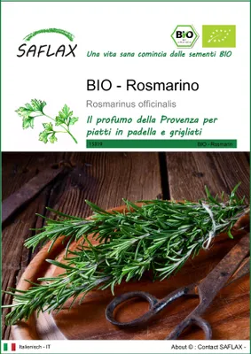 Immagine prodotto di SAFLAX  -- Rosmarino - 40 semi - Rosmarinus