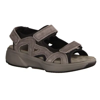 Produktbild von Xsensible Timor bequeme Herrensandale, Grey/Black, Leder/Textil, NEU - Herrenschuhe Sandale / Pantolette, Grau, leder/textil