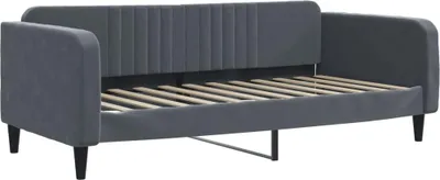 Produktbild von vidaXL Tagesbett Dunkelgrau 90x200 cm Samt