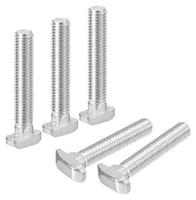 T-Nutenbolzen M8 x 50 mm, 30 Stück, Edelstahl 304, für 4040 Profile