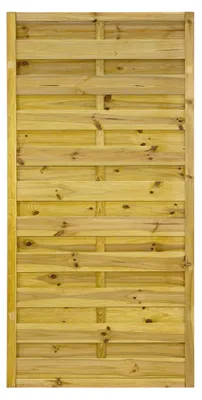 Produktbild von Ligna Gard Dichtzaun Lausanne gerade 90x180 cm Holzzaun Kiefer Kesseldruckimprägniert 44x44 mm Rahmen