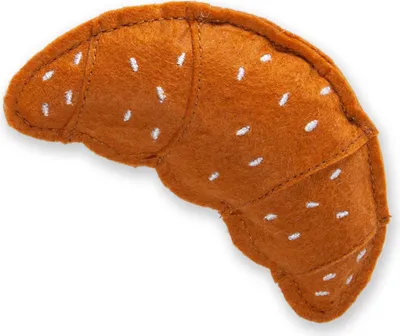 Image de Karlie Chat Croissant - Jouets pour chats - Textile - Marron - 10,5x5x2 cm