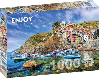 Zdjęcie produktu dla Puzzle 1000 elementów Enjoy – Riomaggiore, Cinque Terre, Włochy