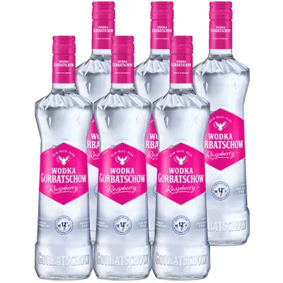 Produktbild von 6x Wodka Gorbatschow Raspberry 37,5% vol 0,7 l Special Edition