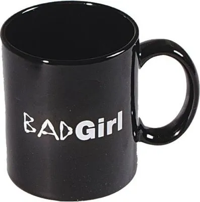 Produktbild von Motivtasse mit Print Badgirl 57156 schwarz