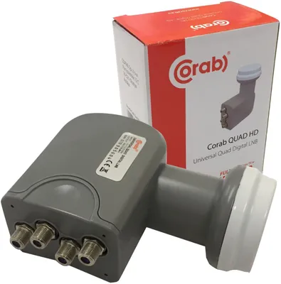 Produktbild von Corab Universal Quad-LNB, 4 Ausgänge, für bis zu 4 Teilnehmer