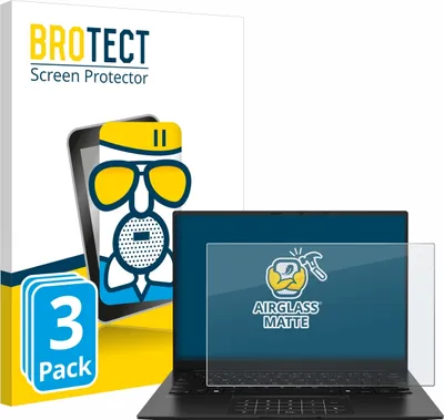 Produktbild von 3x BROTECT Entspiegelungs Schutzglas für ASUS ZenBook 14 OLED UM3406 Schutzfolie Panzer Folie Glas Display Schutz matt
