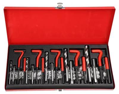 Image de Kit d'outils de réparation automobile, douilles filetées de précision, utilisation polyvalente, 131 pièces