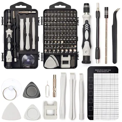 Präzisions-Schraubendreher-Set, 122-teilig, für Elektronik