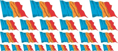 Produktbild von Mini Aufkleber Set - Pack wehend - 4x 51x31mm+ 12x 33x20mm + 10x 20x12mm- selbstklebender Sticker - Moldavia - Flagge / Banner / Standarte fürs Auto, Büro, zu Hause und die Schule - Set of 26