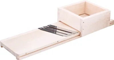 Produktbild von krautreibe 60cm, 3 Klingen, Holz.