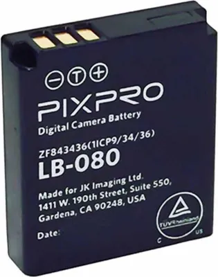 Produktbild von Kodak LB-080, Kodak, 1250 mAh, 3,6 V, Lithium-Ion (Li-Ion)