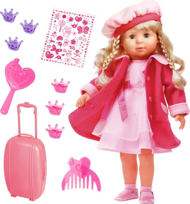 Immagine prodotto di Bayer Design 94635 - Bambola funzionale Charlene con capelli e occhi addormentati - parla e canta 90 frasi, 2 poesie e 8 canzoni