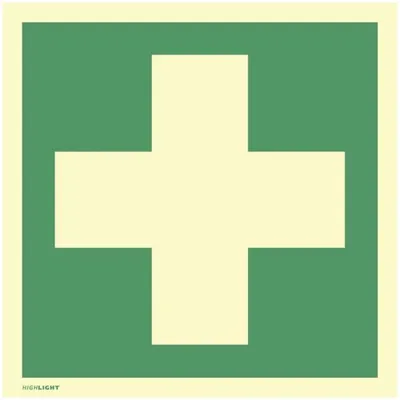 Produktbild von Dreifke® Rettungsschild Erste Hilfe, ISO 7010, Kunststoff, langnachleuchtend,...