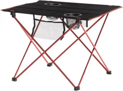 Zdjęcie produktu dla Stolik kempingowy Atom 56 x 40 x 41 cm - Składany - Czerwony