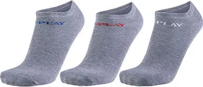 Obrázek produktu pro Replay C100628 | Ponožky s vložkou (3 páry) 35/38 až 43/46 - barva: Grey Melange - velikost: 35/38