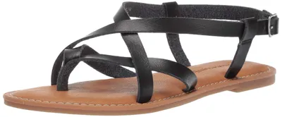 Produktbild von A. Essentials Damen Freizeitsandale mit Riemchen, Schwarz, 43 EU