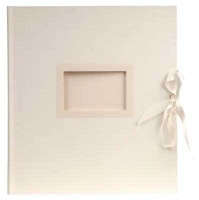 Immagine prodotto di Album fotografico Exacompta Kingsbridge color avorio, 29x32 cm, 60 pagine, con fiocco