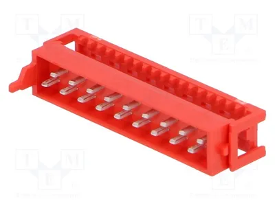 Zdjęcie produktu dla 1 sztuka złącza do kabla płaskiego 8-215083-8 - złącze, rastr 1,27 mm, wtyk męski, 18 pinów