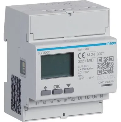 Image de Hager Compteur d'énergie triphasé ECP300C