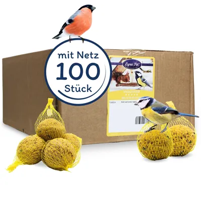 Produktbild von 100 Stk. Lyra Pet® Meisenknödel mit Netz à 90 g = 9 kg