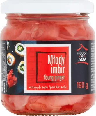 Produktbild von House of Asia Junge rosa Sushi Ingwer 190 G