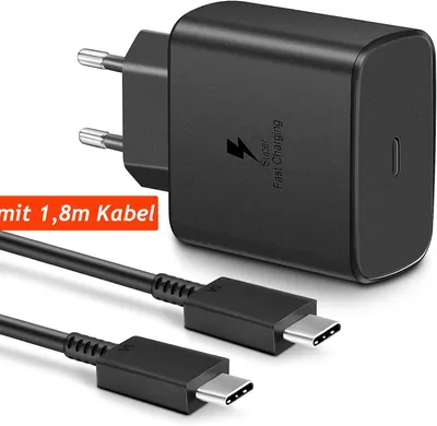 Produktbild von 45W USB C Schnellladegerät für Samsung Galaxy A36/S26 S26+/S25 Ultra/S25+/S24 Ultra/S24+S23 Ultra/S22 Ultra/S23+/S22+/Tab S9 S9+ S9 Ultra/S8 Ladegerät