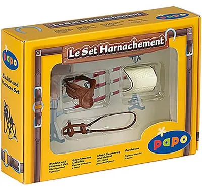 Produktbild von Papo Set Zaumzeug Und Sattel, Sammelfigur, Film & TV-Serien, 36 g