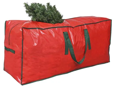 Opbergtas für Weihnachtsbaum, 7 ft, 45" x 15" x 20", rot