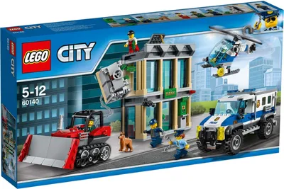Zdjęcie produktu dla LEGO City Bulldozer Break-in, Zestaw do budowania, 5 lat(a), 561 szt., 1,17 kg
