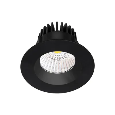 Produktbild von Arcchio LED-Downlight Aryx, schwarz, 3.000K